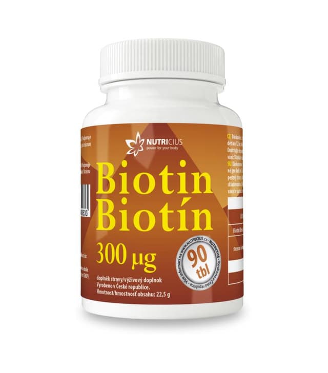 Biotin 300 mcg tbl.90