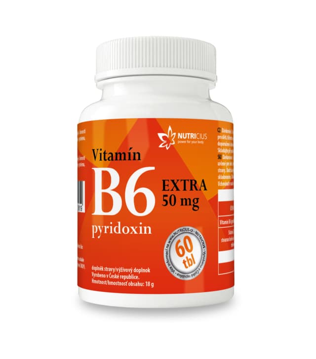 Vitamín B6 EXTRA — pyridoxin 50 mg 60 tablet