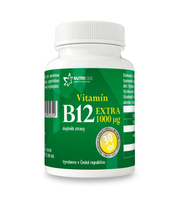 Vitamín B12 EXTRA 1000 μg tbl.30
